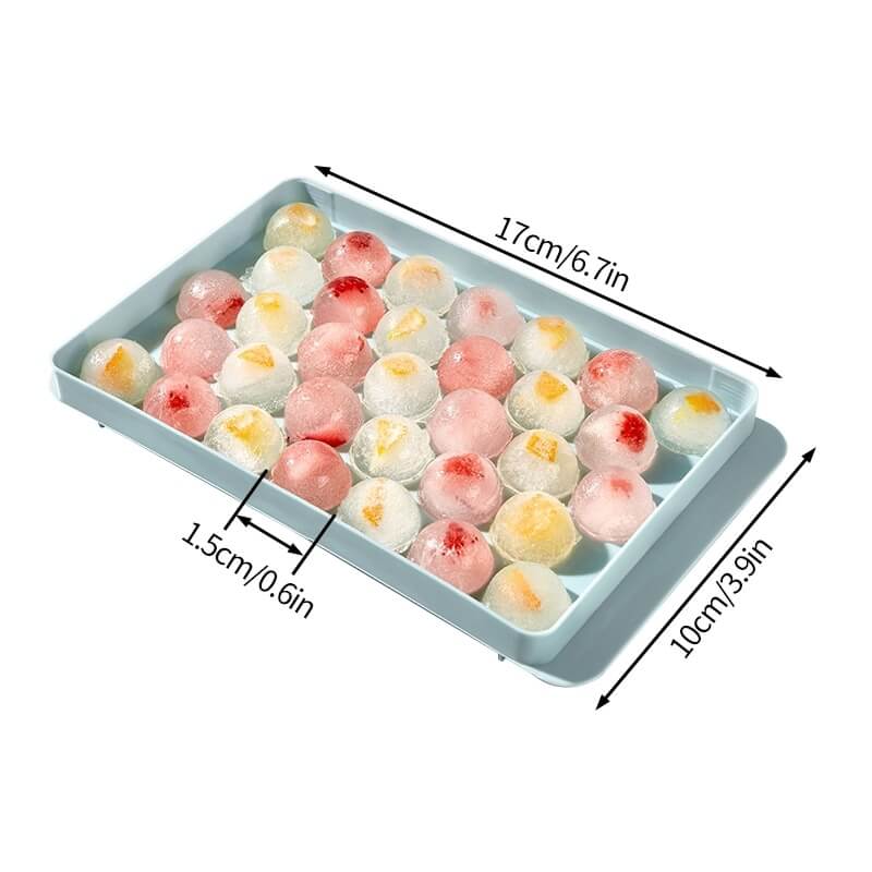 Bandeja de Gelo para Fazer Mini Bolas De Gelo - Mold Ball