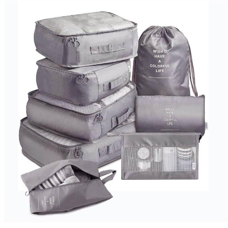 Kit de Bolsas organizadoras á prova d'água (+3 de Brinde)